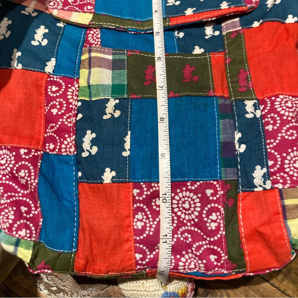 DISNEY PARKS AUTHENTIC ORIGINAL MICKEY MOUSE QUILTED BACKPACK - Picture 10 of 15